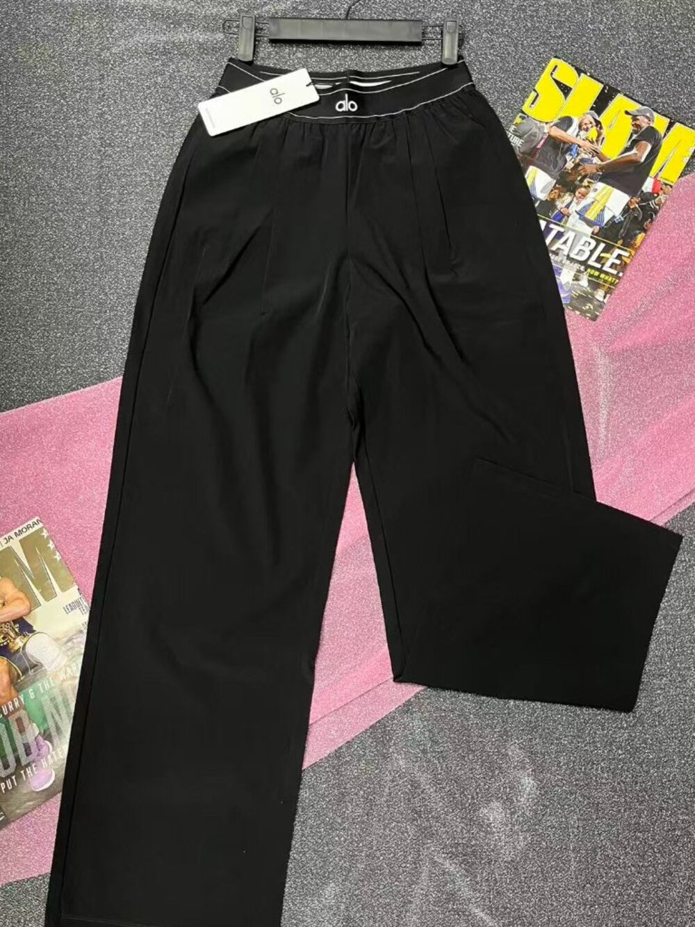 ALO Yoga Suit Up Trouser Black (Regular XS) Straight-leg Quiet Luxury🖤 - Picture 2 of 8